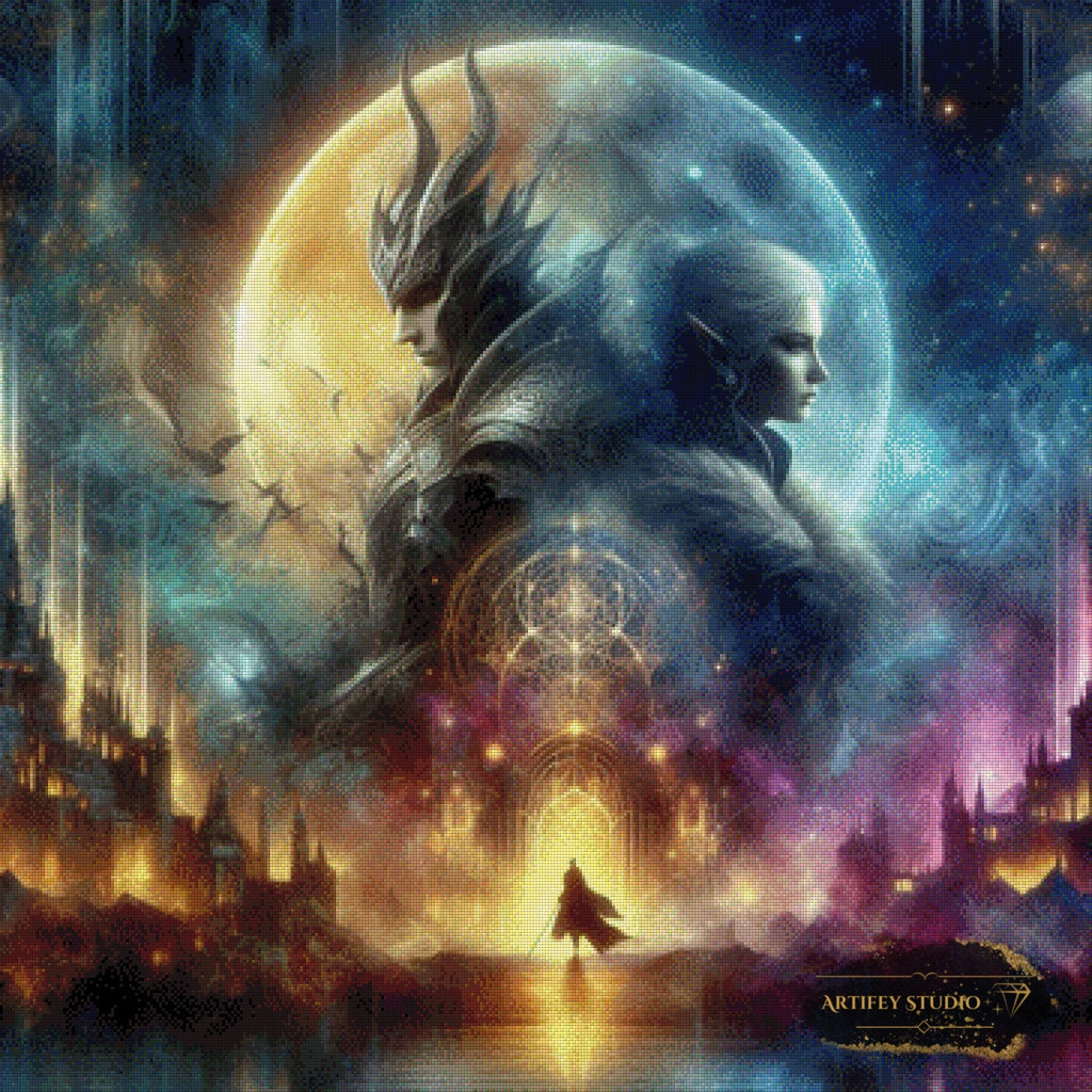 Warriors of the Mist City by MAD 90x90 mit 240 Farben Artifey Studio