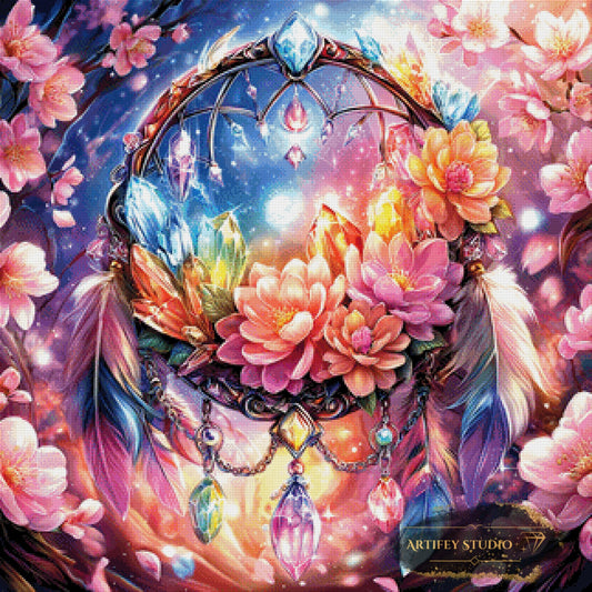 Dreamcatcher by Mirael 80x80 mit 340 Farben