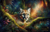 Die stille Jägerin by MAD 110x70 mit 200 Farben
