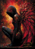 Ruby Sorrow Echo by Morrigan 80x110 mit 170 Farben - Artifey Studio