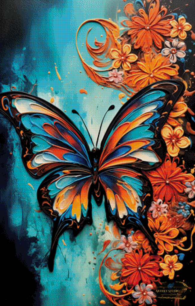 Flügelzauber by Pixxchicks 70x110 mit 270 Farben