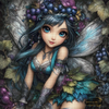 Blueberry Fairy by Lexxa 90x90 mit 200 Farben