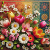 Im Herzen des Frühling by MAD 90x90 mit 330 Farben Artifey Studio