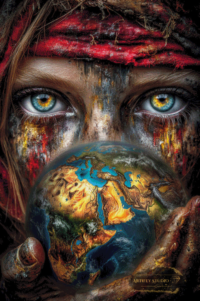 Vision of the Future by Skyler 80x120 mit 260 Farben - Artifey Studio