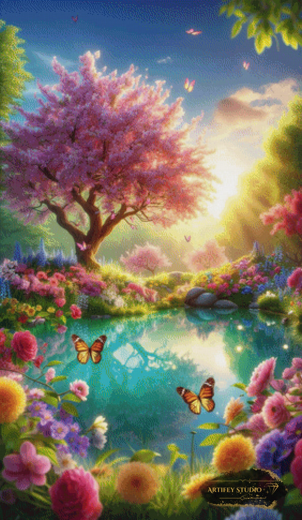 Jardín del Infinito de MAD 70x120 con 350 colores