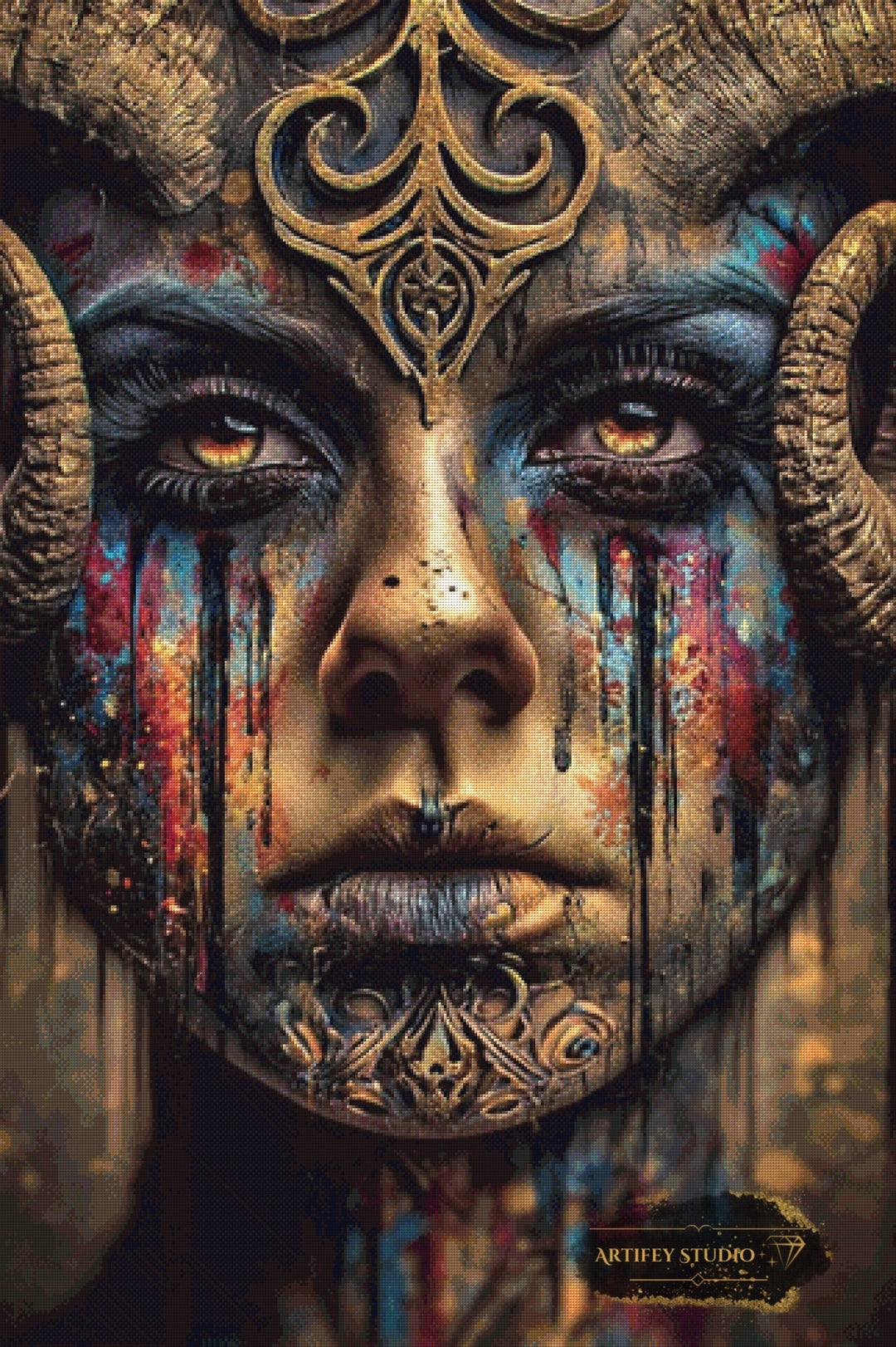 The hidden Truth by Skyler 80x120 mit 190 Farben - Artifey Studio