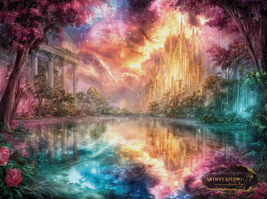 Das Echo der vergessenen Göter by Artifey 120x90 mit 310 Farben Artifey Studio