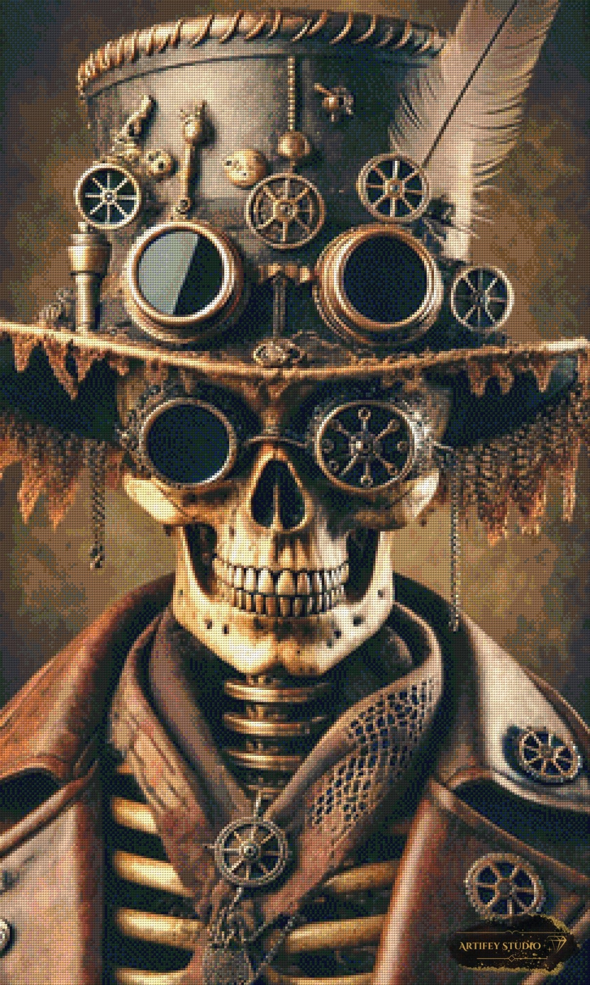 Der mechanische Gentelman by Diynamite 60x100 mit 130 Farben