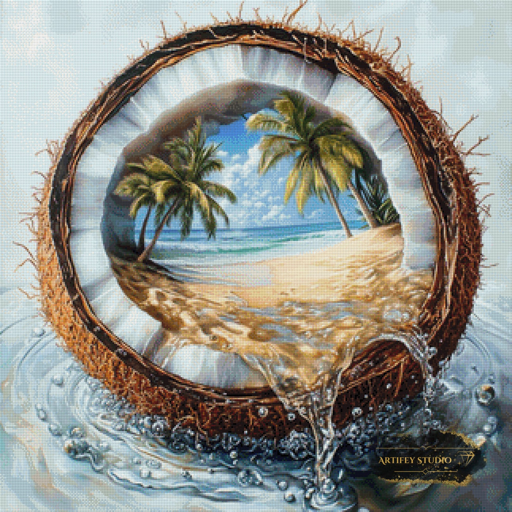 Bounty Ozean by Lexxa 80x80 mit 200 Farben - Artifey Studio