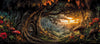 The magic forest by Skyler 180x80 mit 200 Farben - Artifey Studio