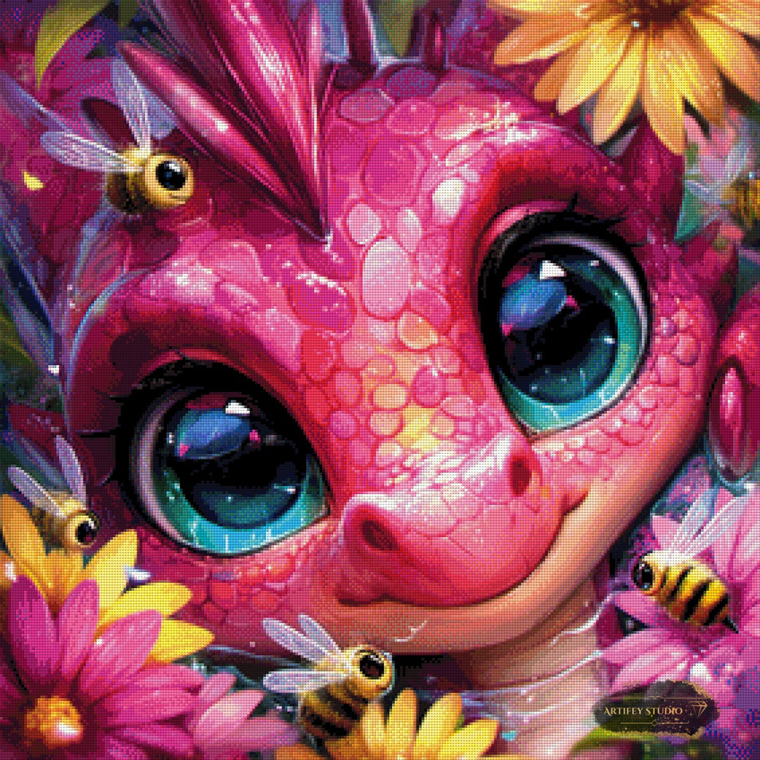 Under friends by Artifey 70x70 mit 320 Farben - Artifey Studio