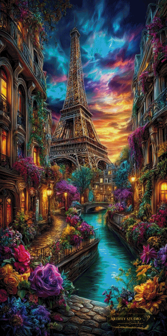 Pariser Blütentraum by Morrigan 80x160 mit 310 Farben