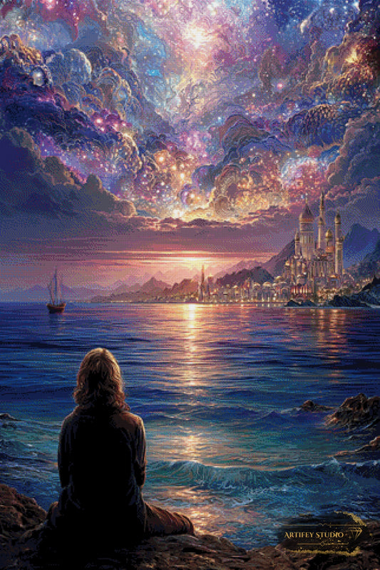 Silence of Infinity by Skyler 80x100 mit 200 Farben