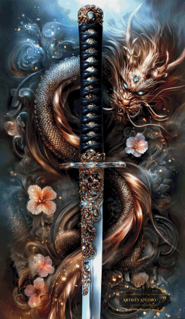 Ryuu Ken by LaViie 70x120 mit 200 Farben - Artifey Studio
