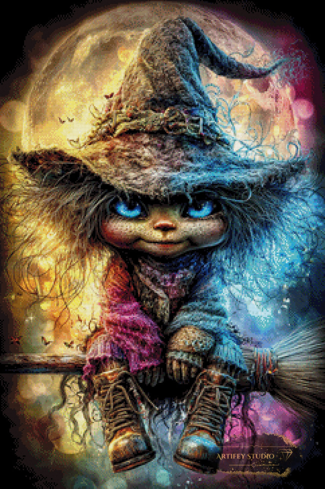 Miss LaViie by Morrigan 60x90 mit 260 Farben - Artifey Studio