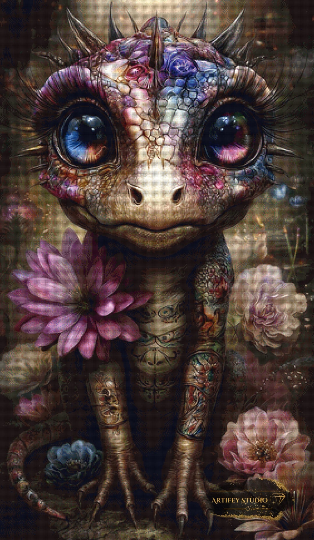 Arkanis by Skyler 70x120 mit 200 Farben - Artifey Studio