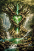 Herz der Wildnis by Daye 80x120 mit 170 Farben