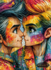 Love without Limits by Skyler 80x110 mit 350 Farben