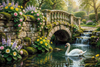Der weiße Schwan by MAD 120x80 mit 230 Farben