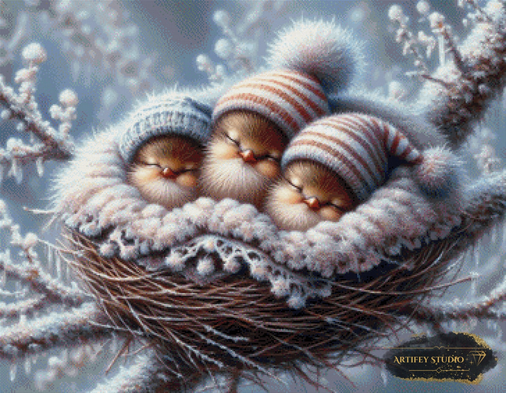 Nestwärme by Diynamite 90x70 mit 130 Farben - Artifey Studio