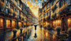 Regen-Symphonie by Pixxchicks 120x70 mit 200 Farben Artifey Studio
