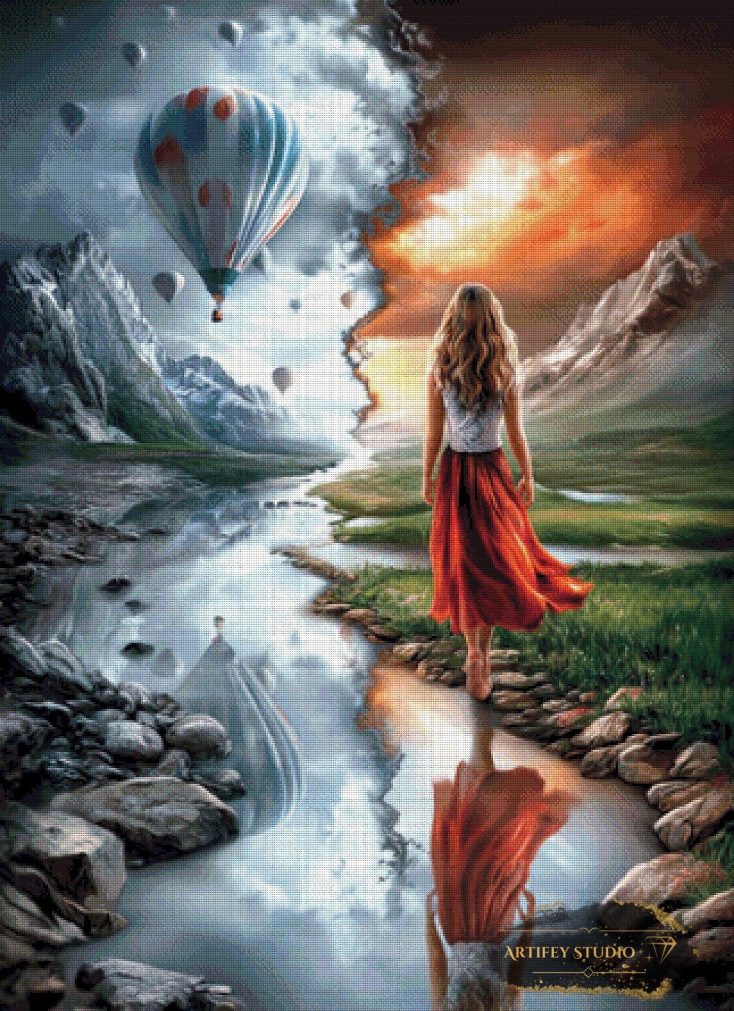 The Transition by Mirael 80x110 mit 220 Farben