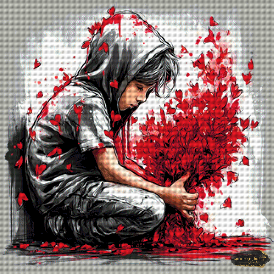 El Estallido de Amor de Artifey 80x80 con 150 colores