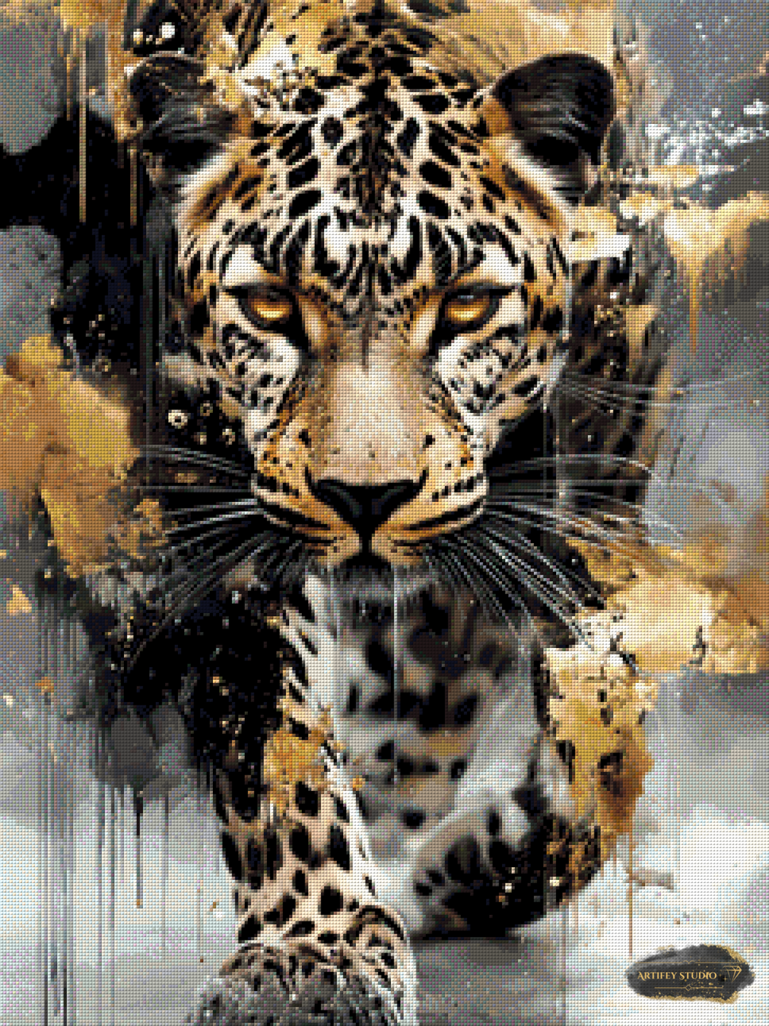Die goldene Seele by LaViie 60x80 mit 120 Farben