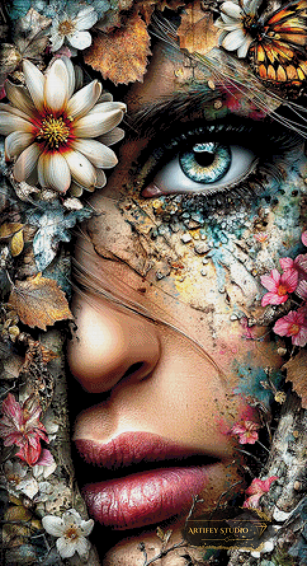 Wilde Schönheit by Artifey 60x110 mit 290 Farben