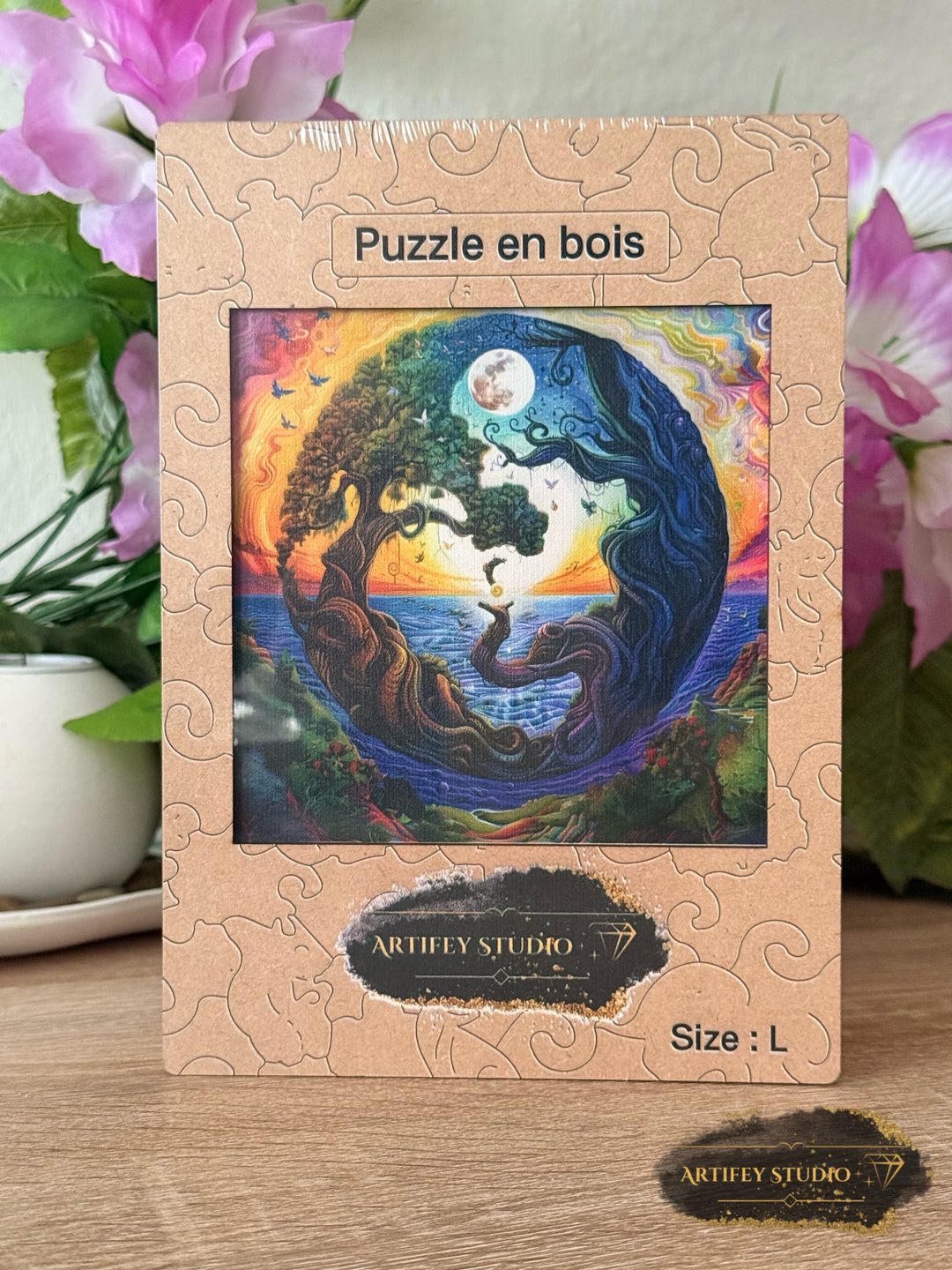 Holzpuzzle- Baum - Artifey Studio
