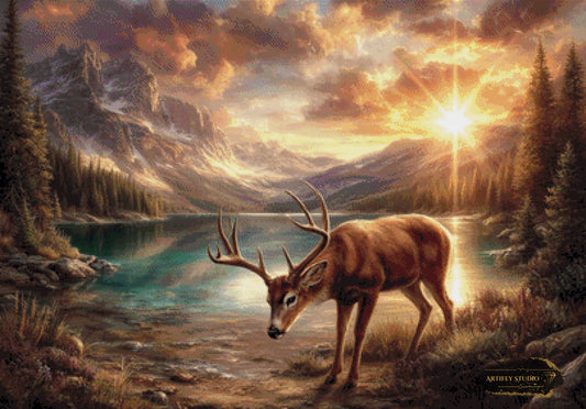 Zeitlose Anmut by LaViie 100x70 mit 140 Farben