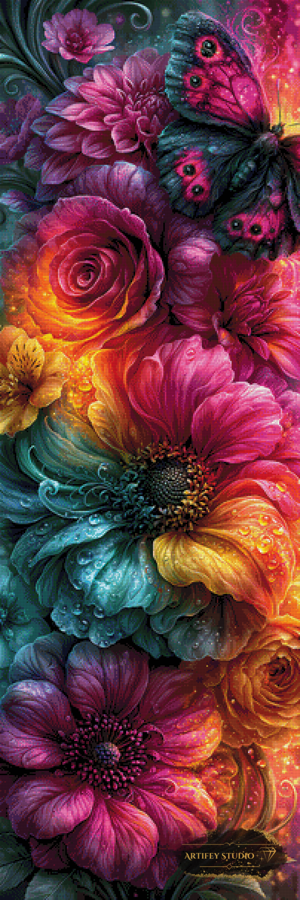Whisper of the Wings by Artifey 50x150 mit 290 Farben
