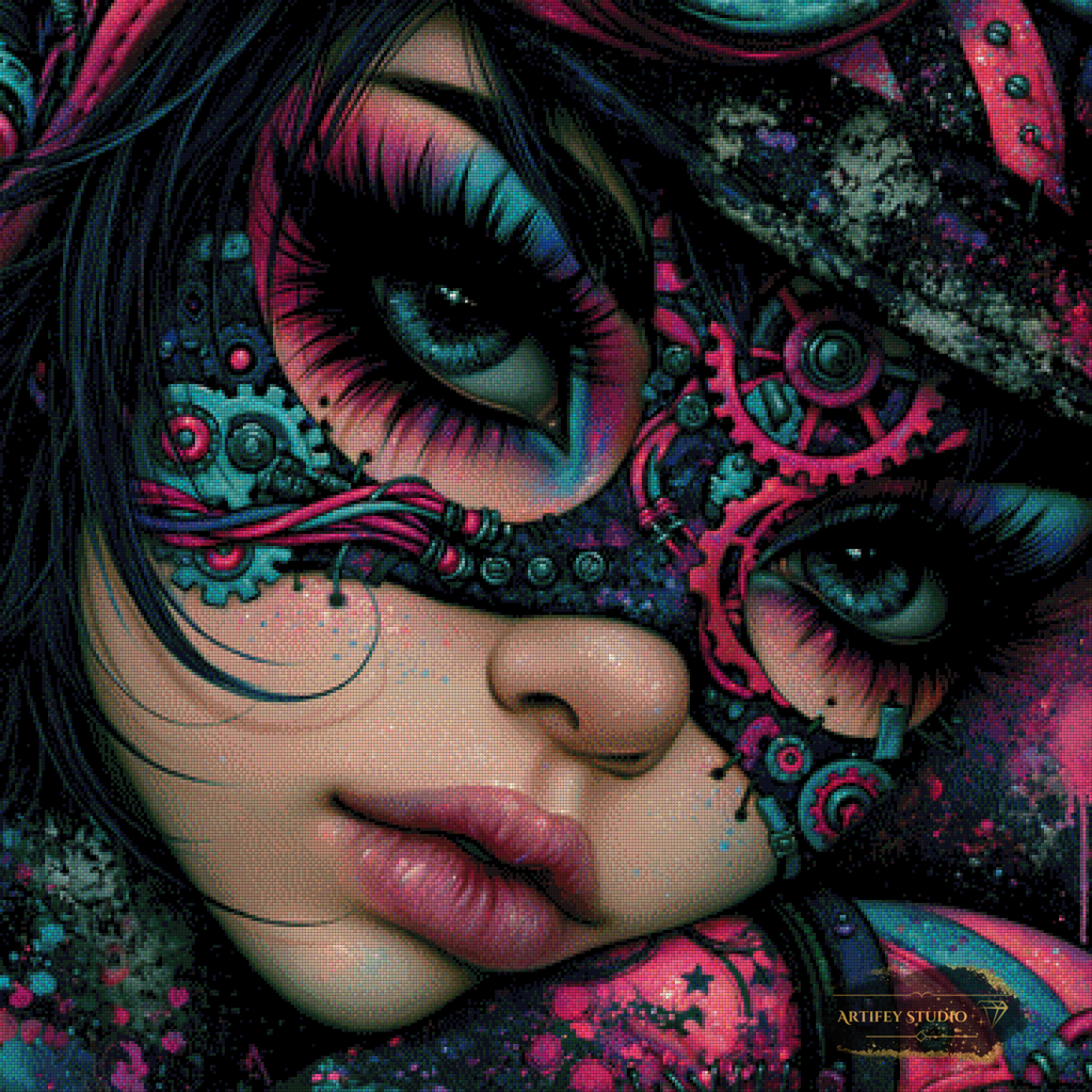 The Mask by Lexxa 90x90 mit 200 Farben