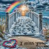 I miss you by Artifey 100x100 mit 270 Farben