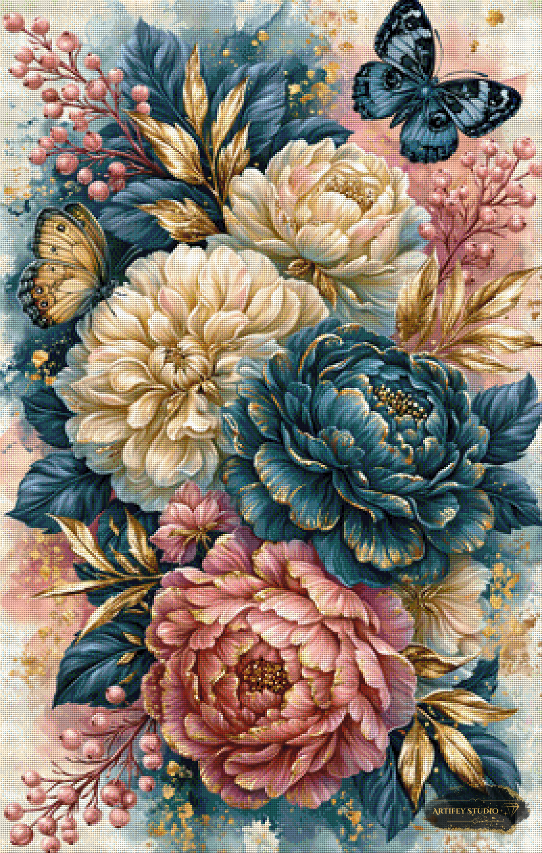 Petali Dorati by Mirael 70x110 mit 240 Farben