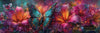 Farfalla di Fiori by Artifey 150x50 mit 300 Farben Artifey Studio
