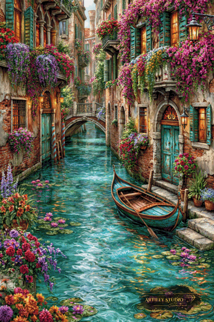 Magie von Venezia by Mirael 80x120 mit 380 Farben