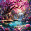 Waterfall by Artifey 100x100 mit 370 Farben - Artifey Studio