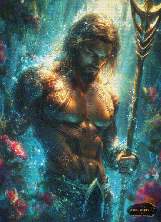 Aquaman by Artifey 80x110 mit 240 Farben