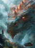 Encounter at the Edge of the World by Skyler 70x100 mit 180 Farben - Artifey Studio