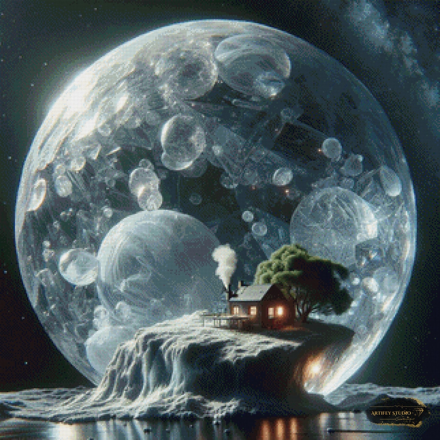 Glass Moon by Diynamite 80x80 mit 130 Farben