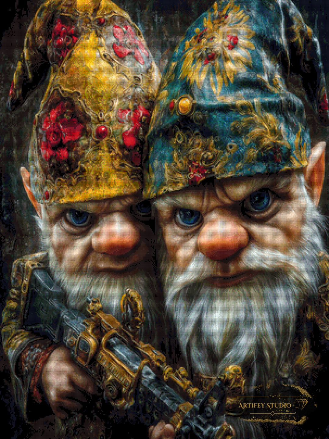 Gnome Gang by Skyler 75x100 mit 220 Farben - Artifey Studio