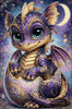 Purple Dragon by Lexxa 60x90 mit 200 Farben