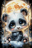 Sweet Panda by Artifey 80x120 with 215 Colors