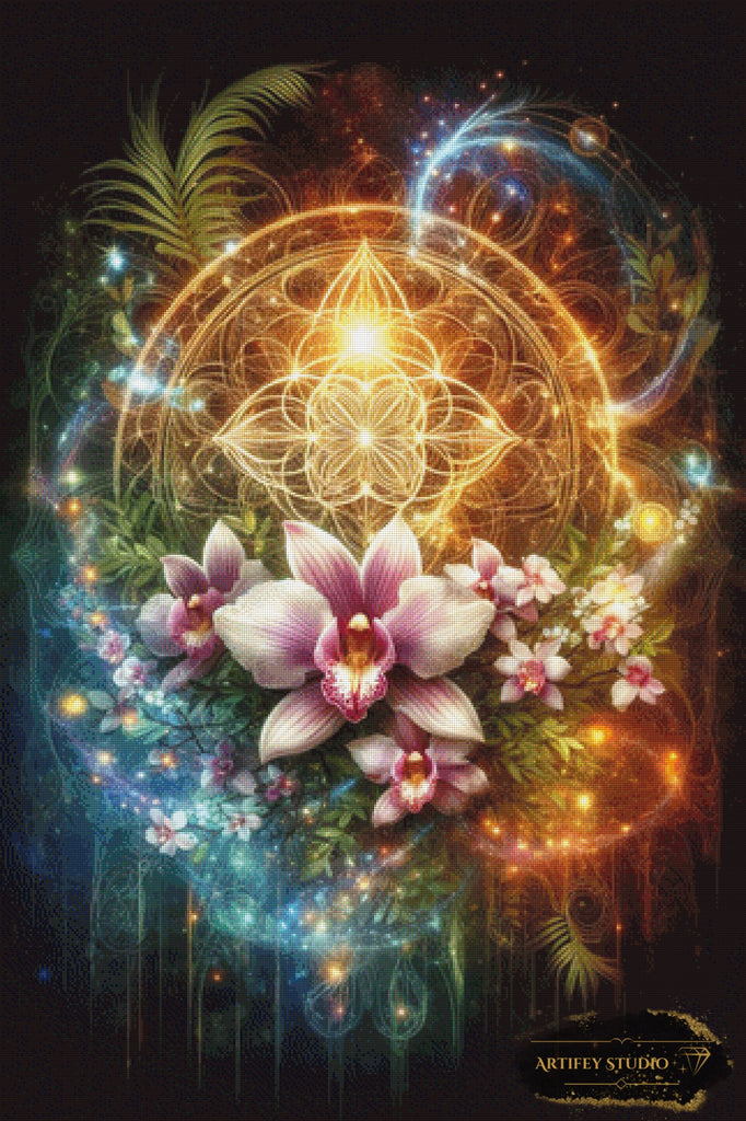 Orquídea Celestial de MAD 80x120 con 300 colores