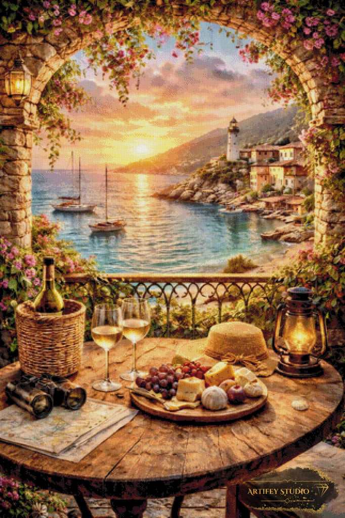 Dolce Vita am Meer de Daye 80x120 con 240 colores