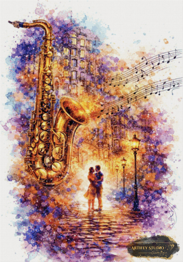 Rhytmus der Liebe by Daye 70x100 mit 200 Farben