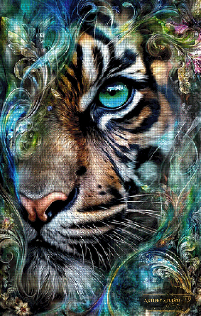Spiritus Viridis by Mirael 70x110 mit 290 Farben