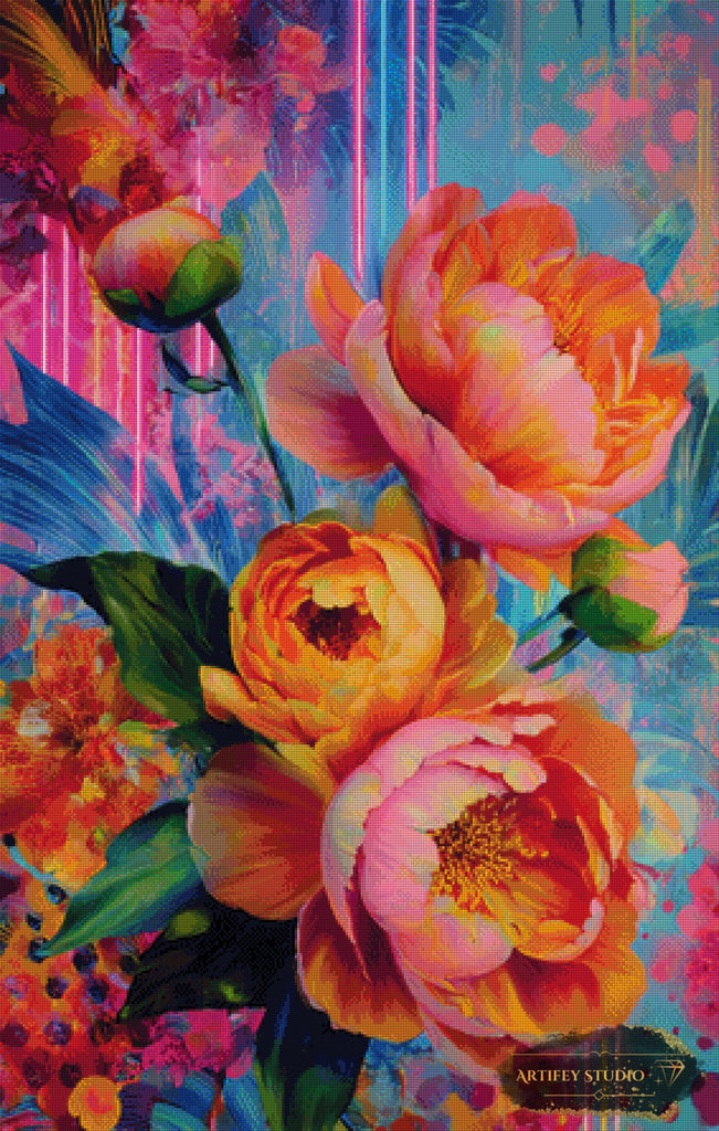 Neon Botanica de Mirael 70x110 con 340 colores