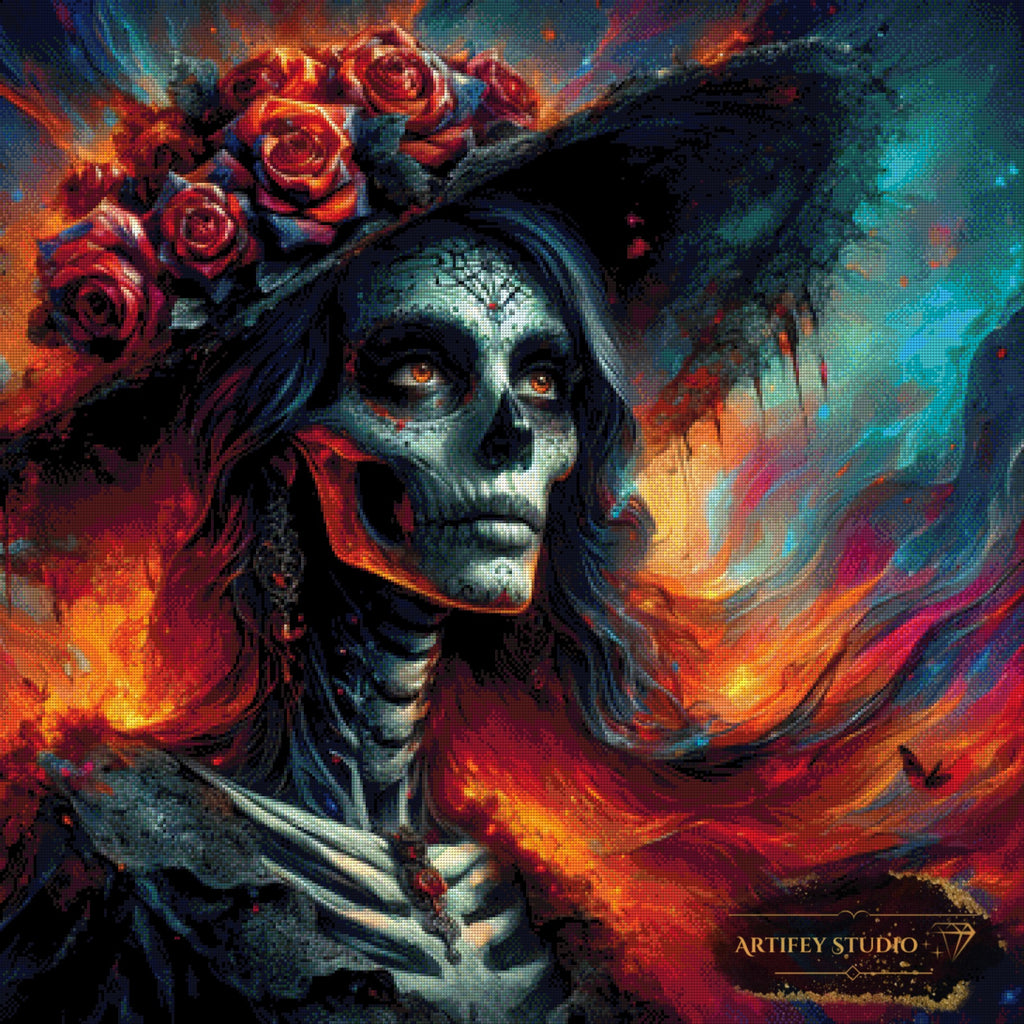 Im Feuer der Ewigkeit by Artifey 90x90 mit 250 Farben